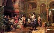 unknow artist Arab or Arabic people and life. Orientalism oil paintings 151 painting